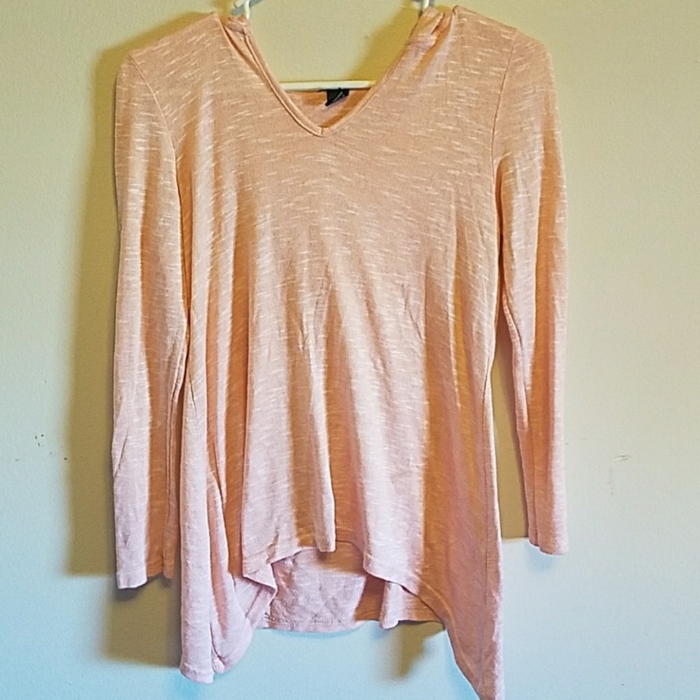 🎉$5🎉Rue21 Hooded Shirt, pretty light pink EUC